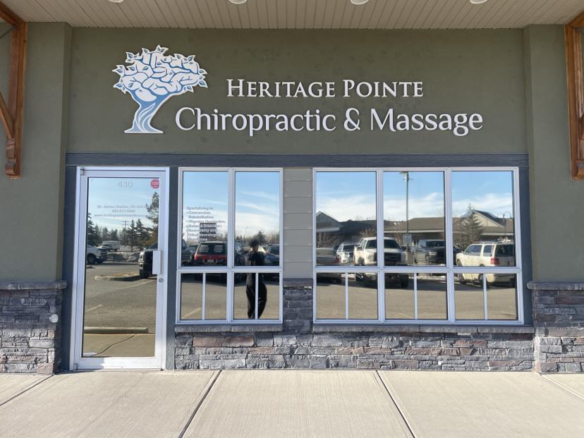 Commercial window film installation project in Calgary 2